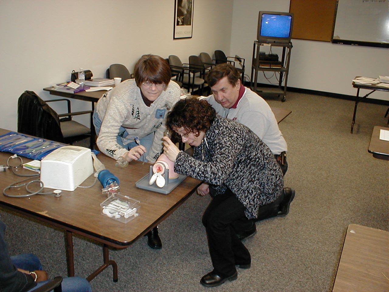 PALS pediatric training class at Alamo EMS